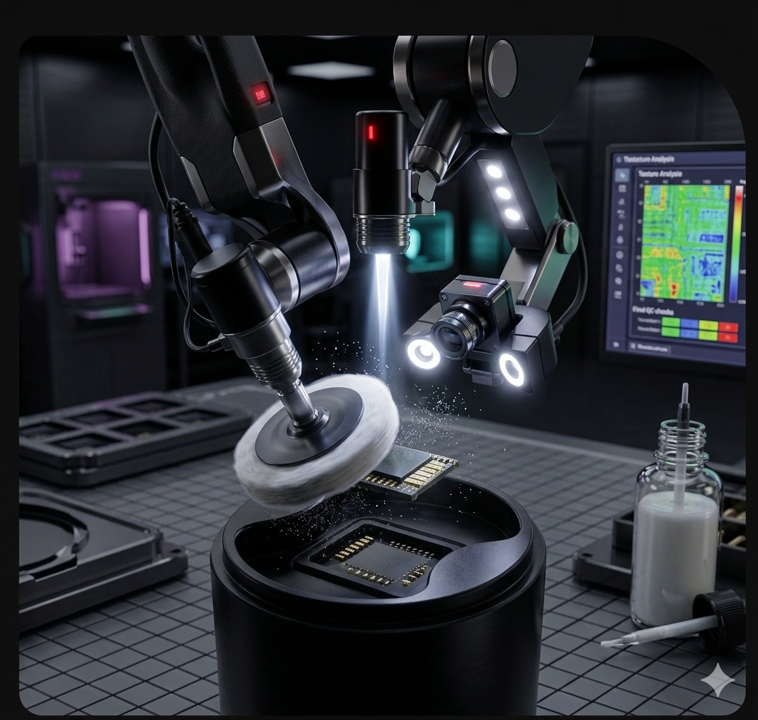 Surface polishing and finishing